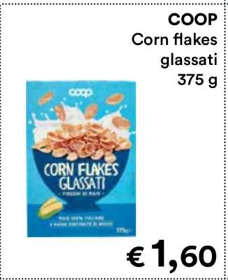 COOP Corn flakes glassati 375 g