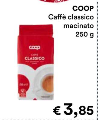 COOP Caffè classico macinato 250 g