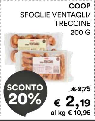 COOP Sfoglie ventagli/treccine