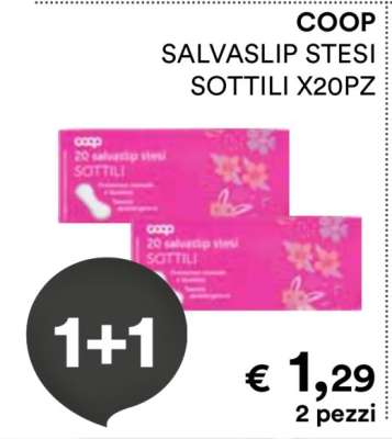COOP SALVASLIP STESI SOTTILI X20PZ