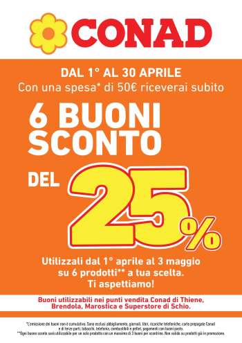 Volantino Conad - 1/4/2026 - 30/4/2026.