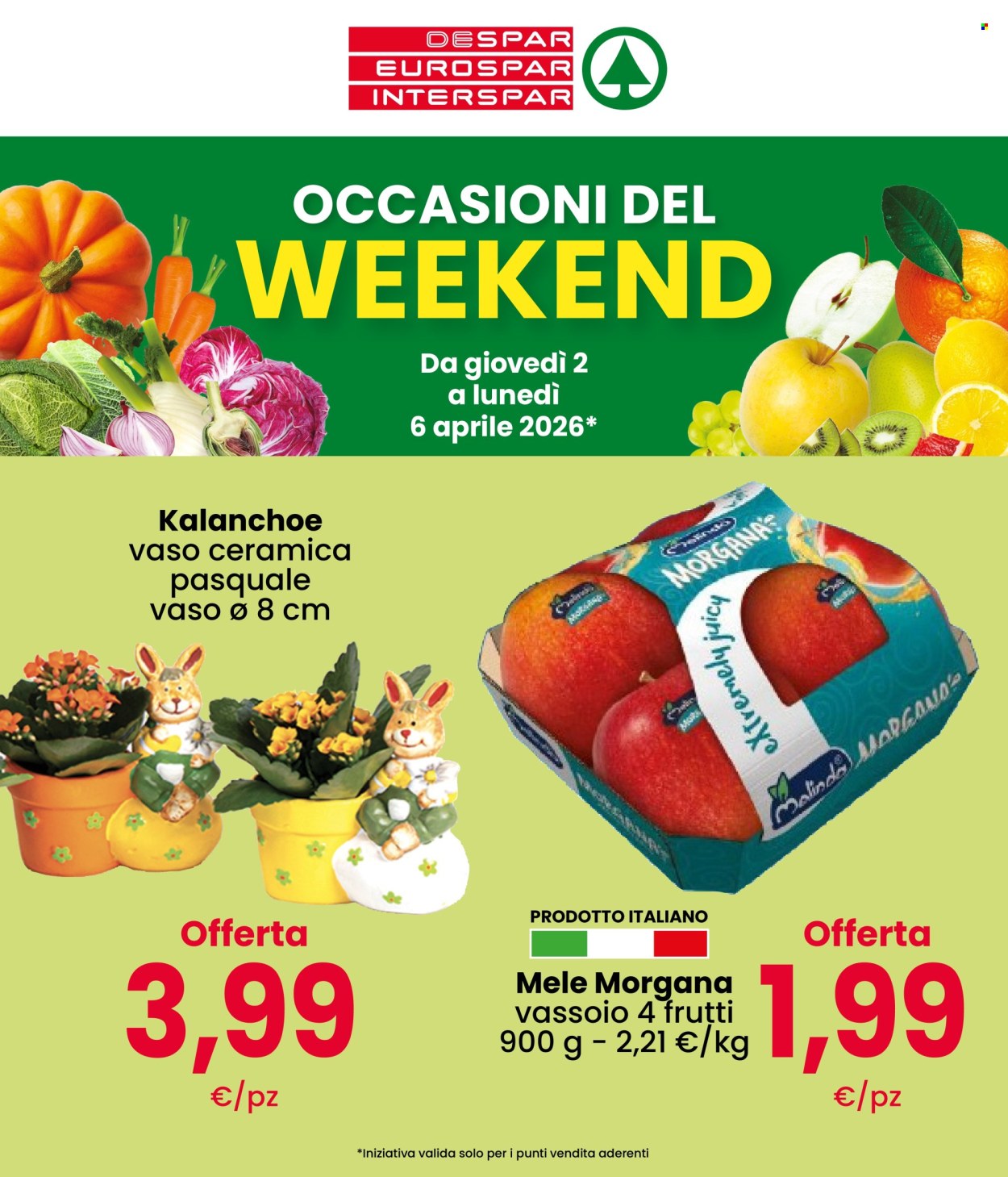 Volantino Eurospar - 2/4/2026 - 6/4/2026. Pagina 1
