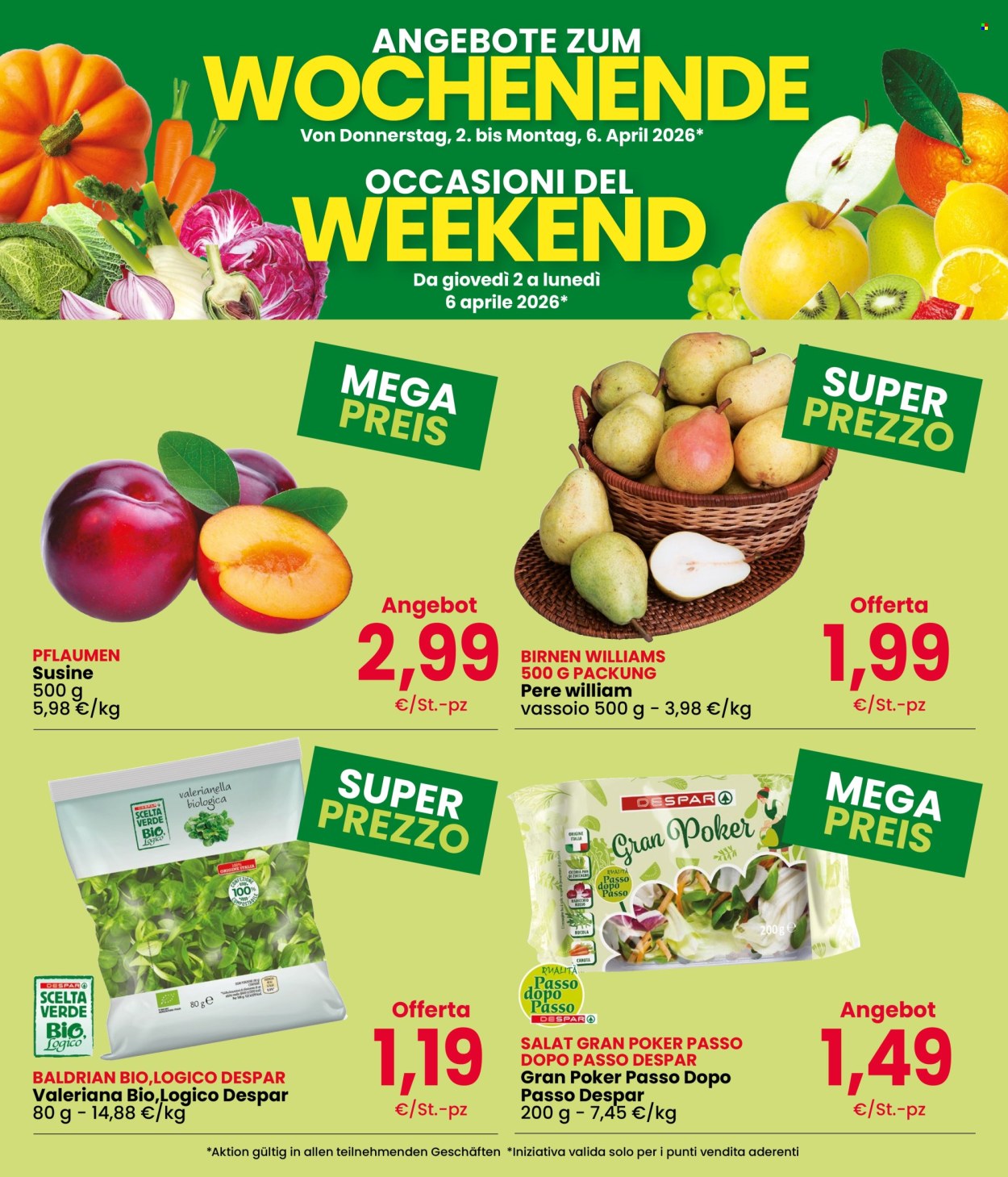 Volantino Interspar - 2/4/2026 - 6/4/2026. Pagina 2