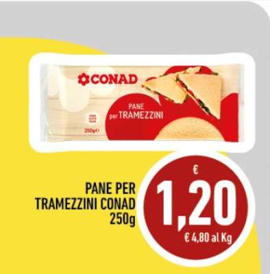 Pane per Tramezzini Conad