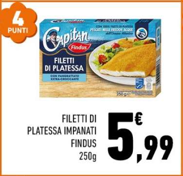 Filetti di Platessa Impanati Findus