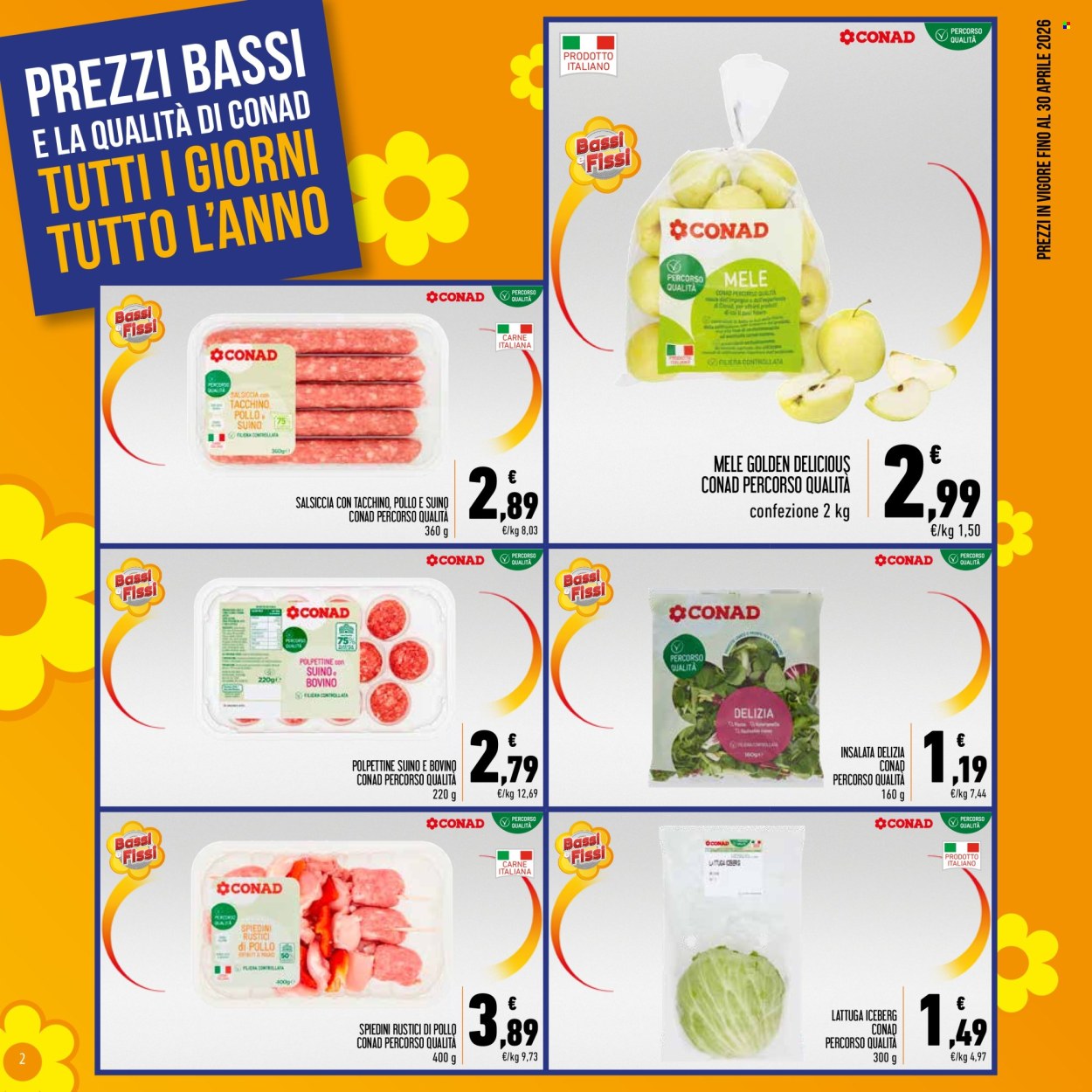Volantino Spesa Facile Conad - 1/4/2026 - 30/4/2026. Pagina 2