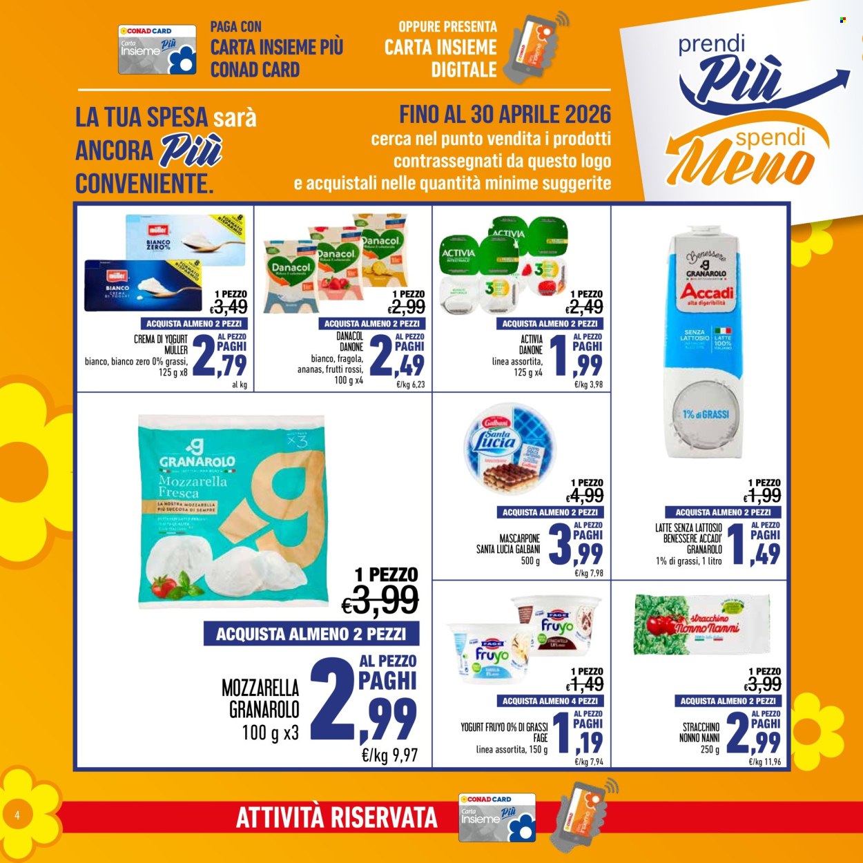 Volantino Spesa Facile Conad - 1/4/2026 - 30/4/2026. Pagina 4