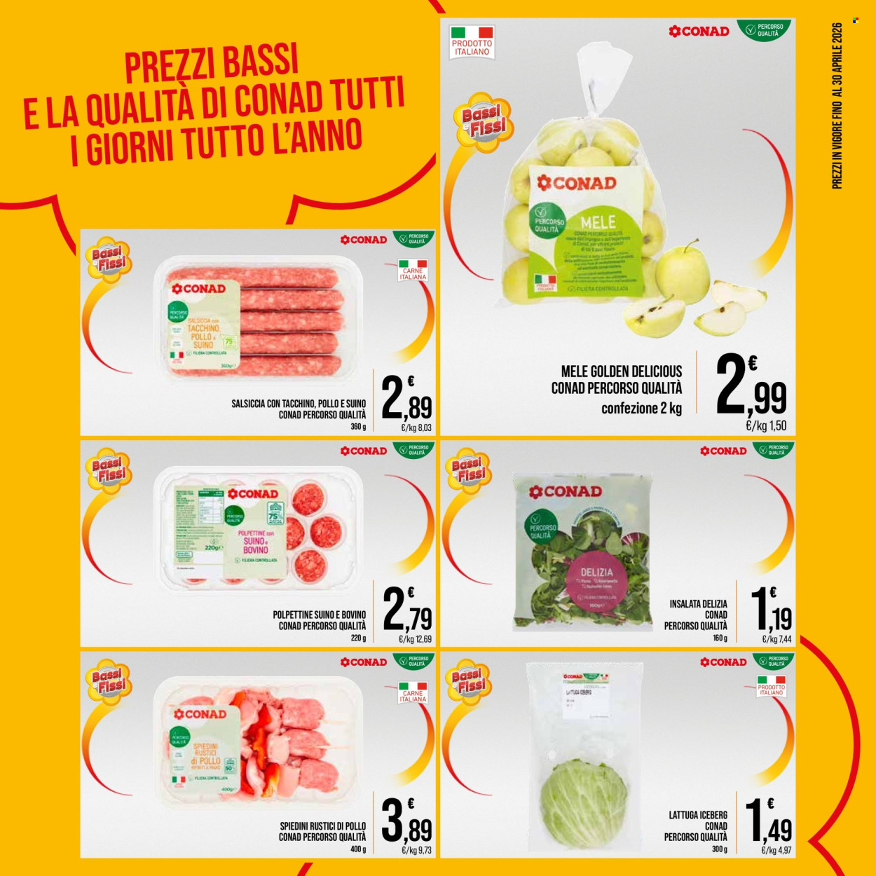 Volantino Spesa Facile Conad - 1/4/2026 - 30/4/2026. Pagina 2
