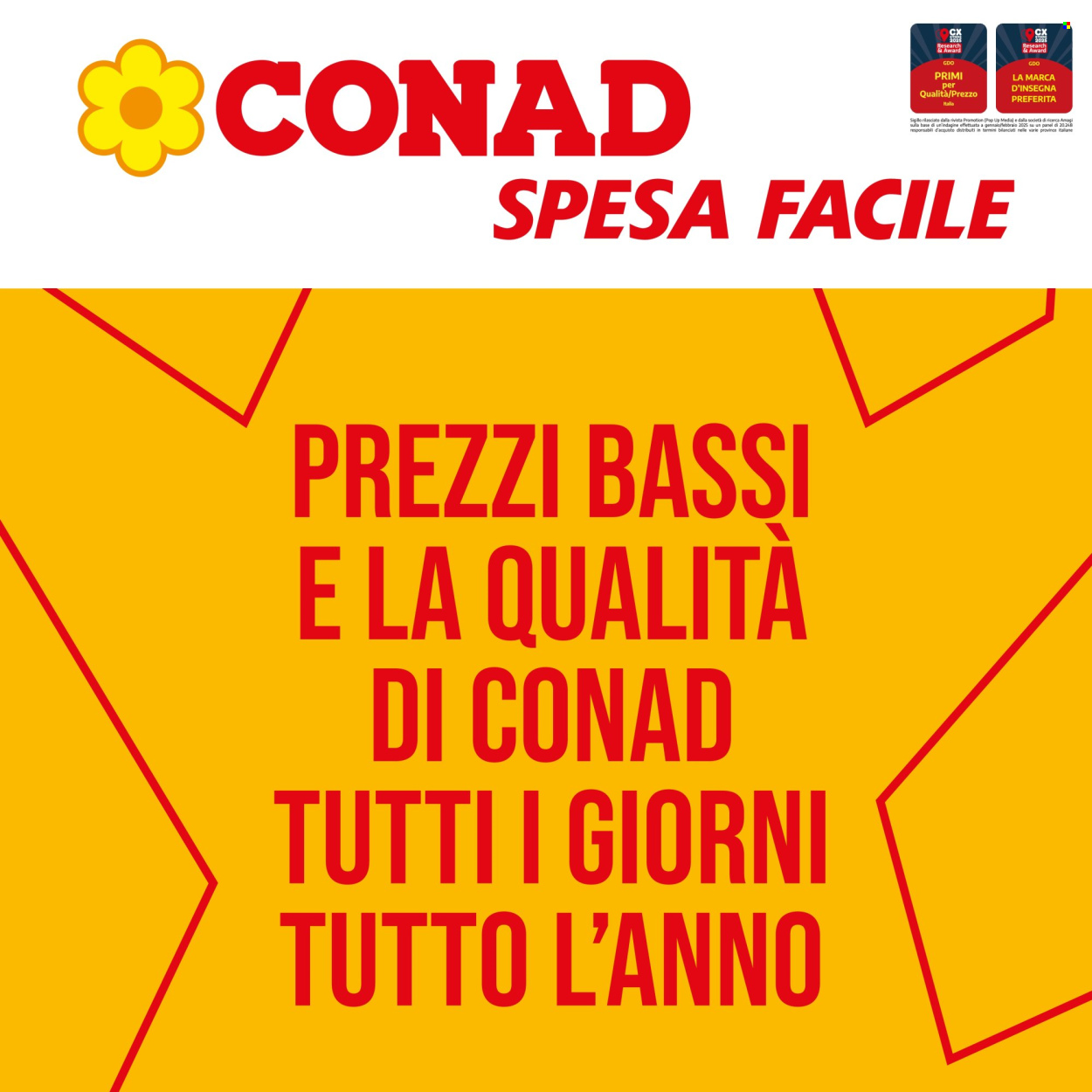 Volantino Spesa Facile Conad - 1/4/2026 - 30/4/2026. Pagina 1