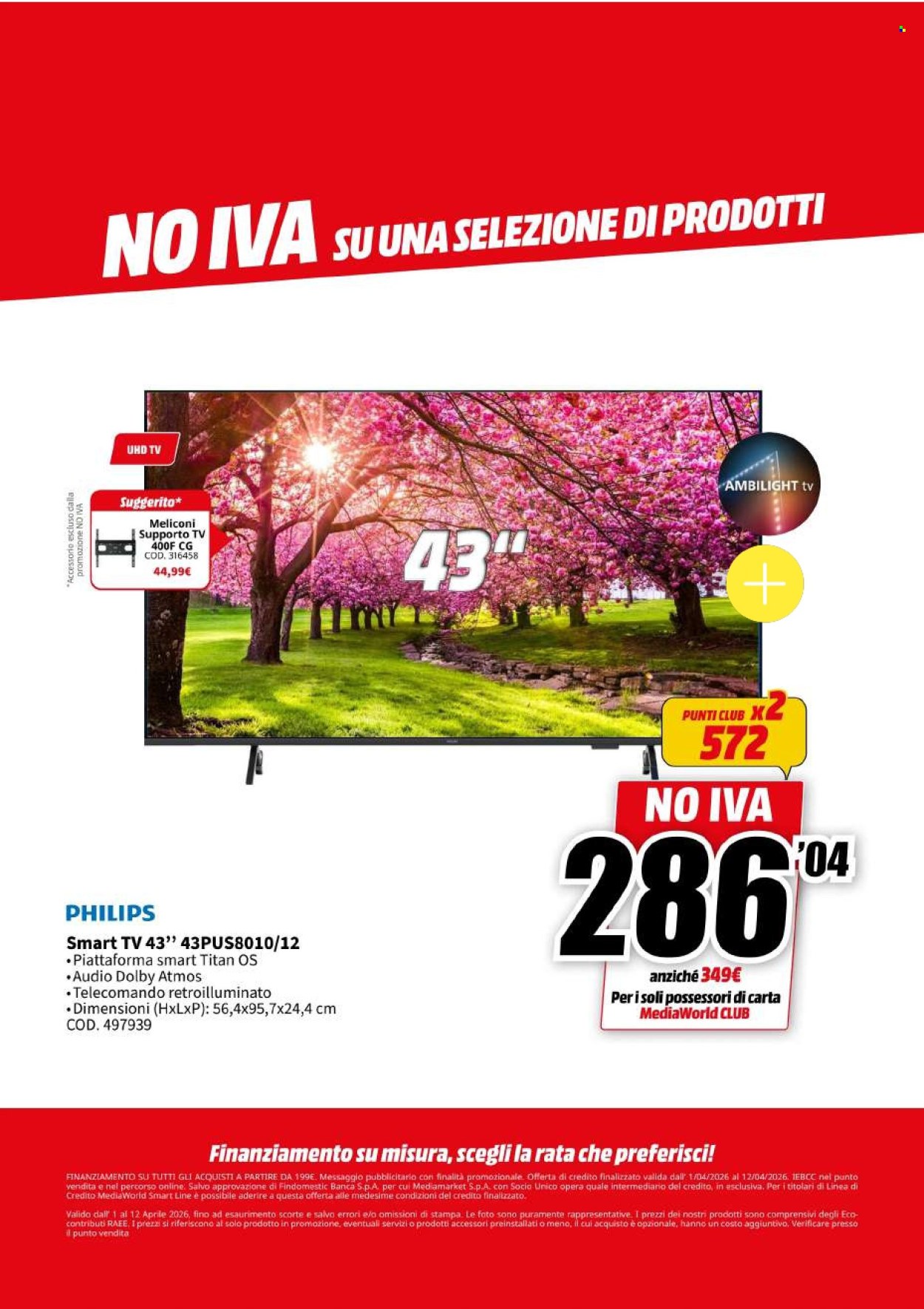 Volantino MediaWorld - 1/4/2026 - 12/4/2026. Pagina 2
