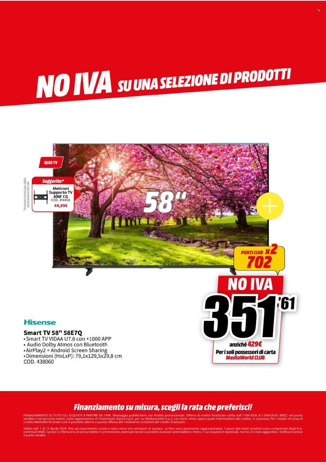 Volantino MediaWorld - 1/4/2026 - 12/4/2026. Pagina 4