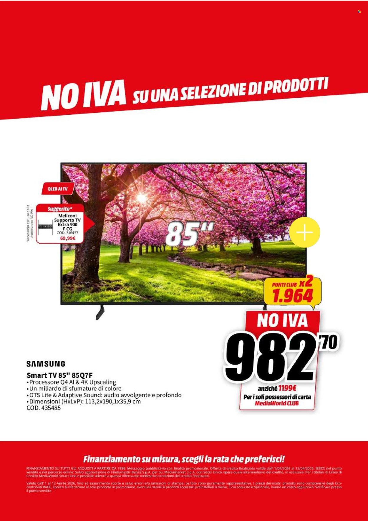 Volantino MediaWorld - 1/4/2026 - 12/4/2026. Pagina 6