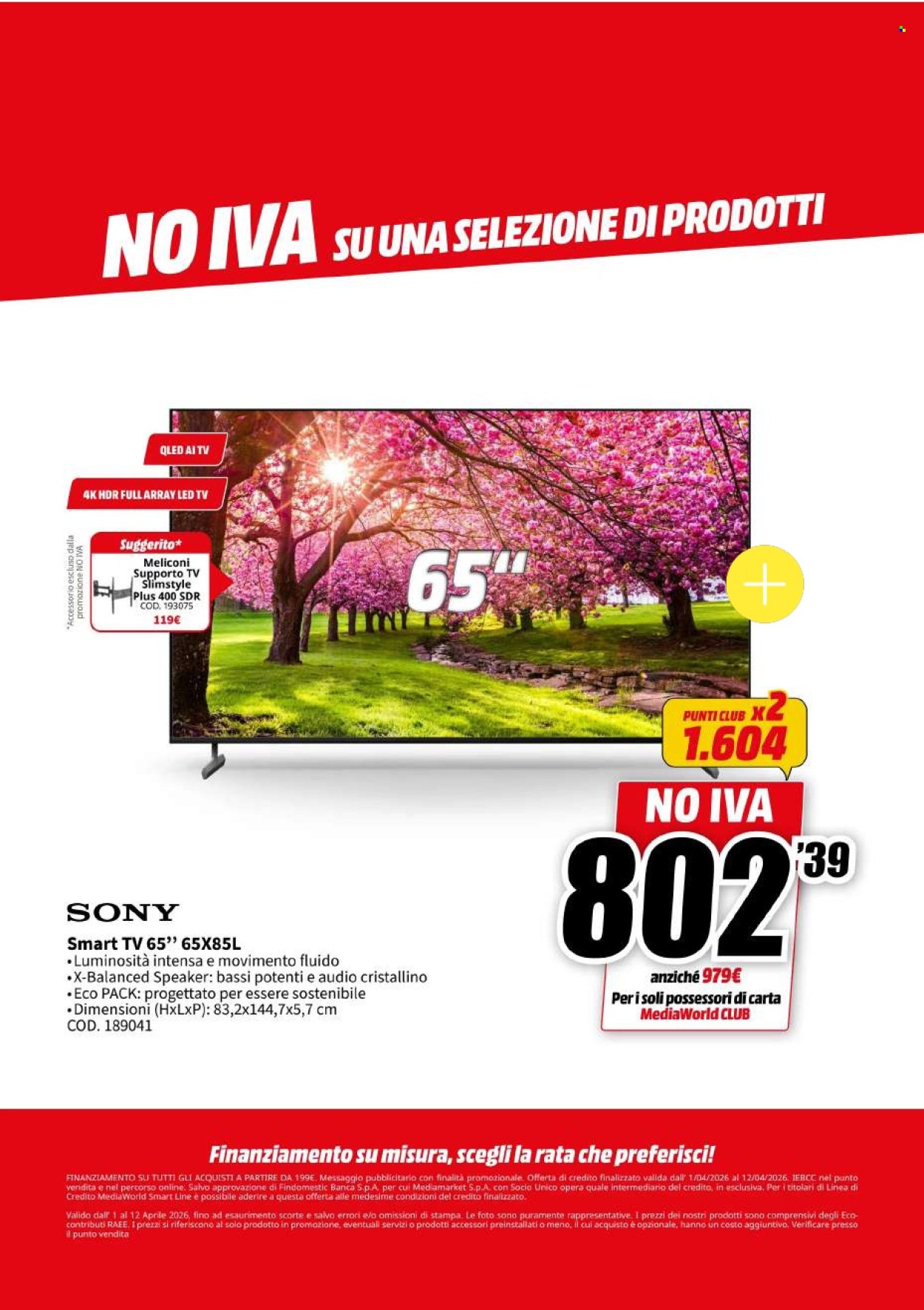 Volantino MediaWorld - 1/4/2026 - 12/4/2026. Pagina 7