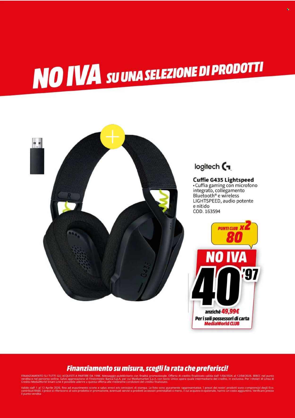 Volantino MediaWorld - 1/4/2026 - 12/4/2026. Pagina 10