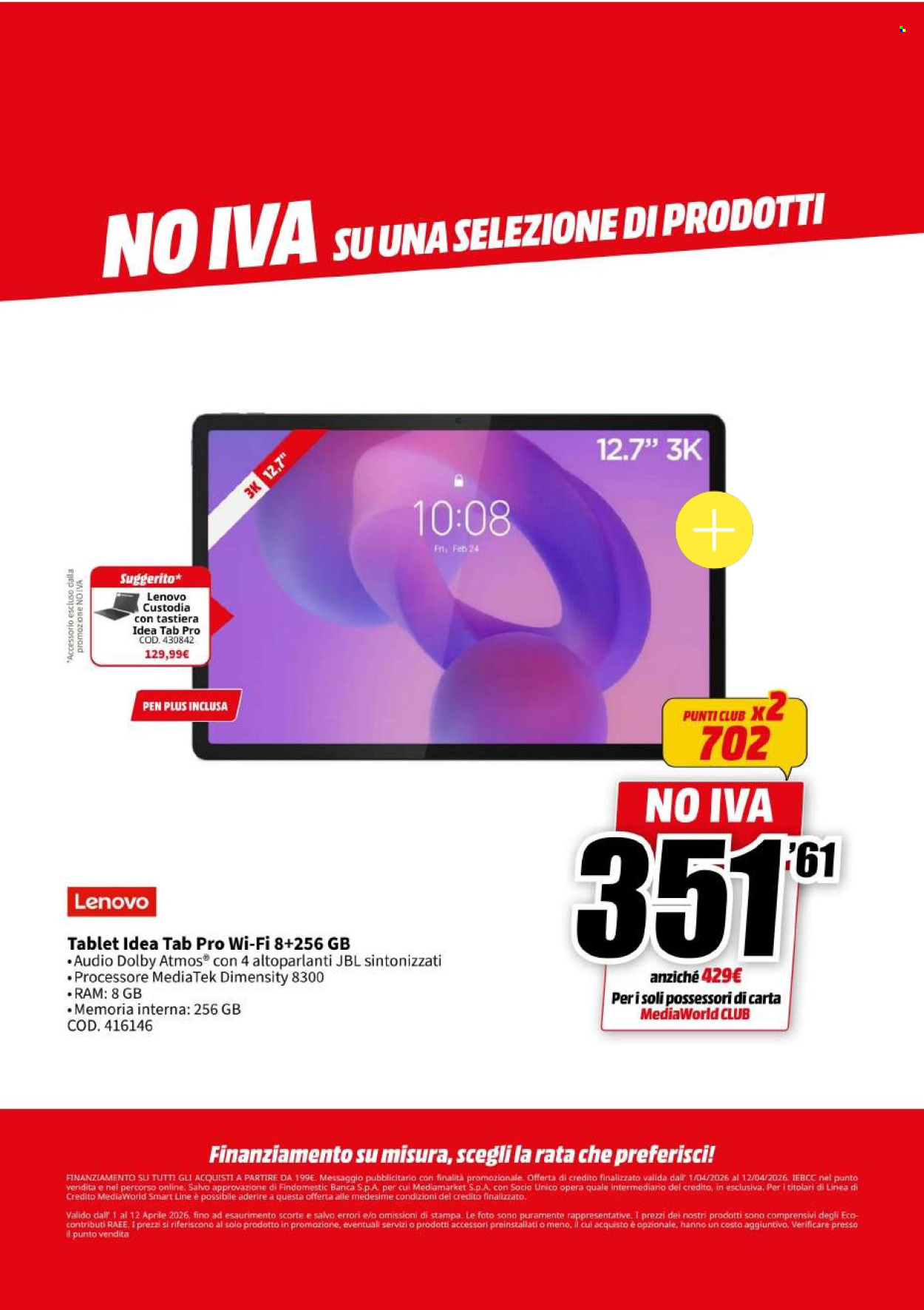 Volantino MediaWorld - 1/4/2026 - 12/4/2026. Pagina 19