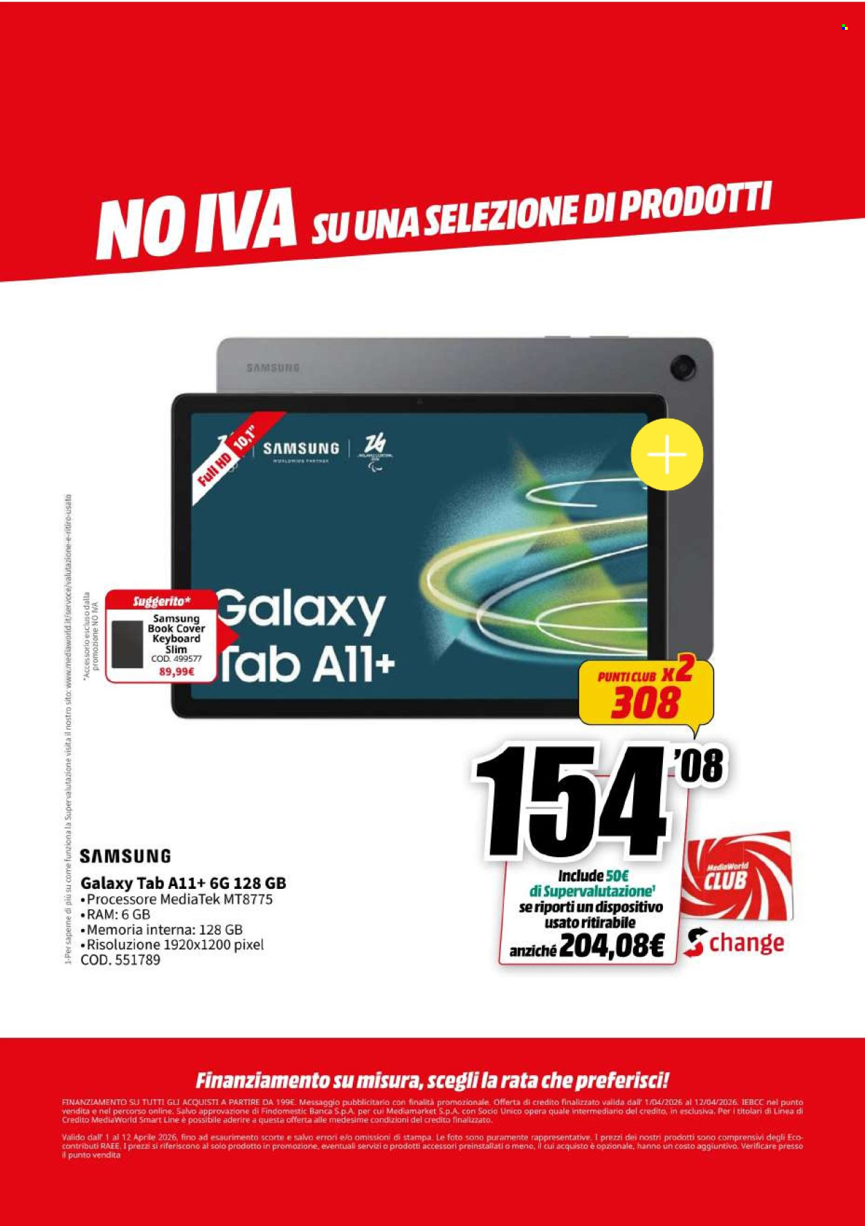 Volantino MediaWorld - 1/4/2026 - 12/4/2026. Pagina 20