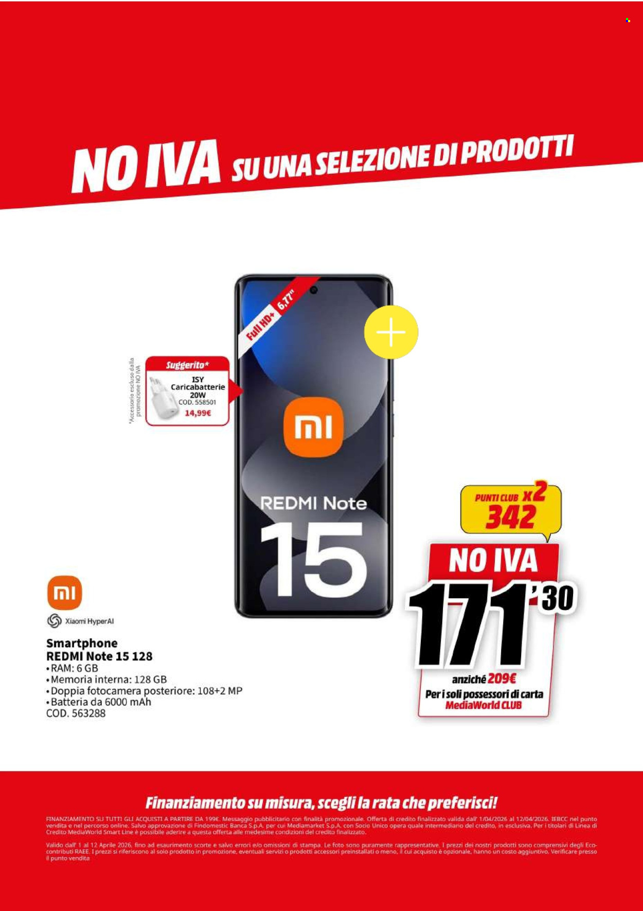 Volantino MediaWorld - 1/4/2026 - 12/4/2026. Pagina 21