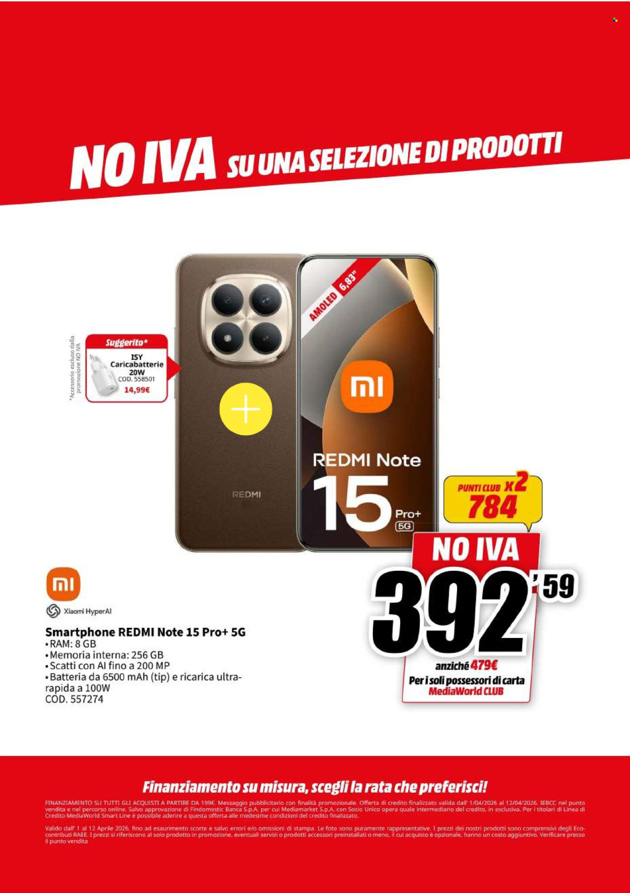 Volantino MediaWorld - 1/4/2026 - 12/4/2026. Pagina 22