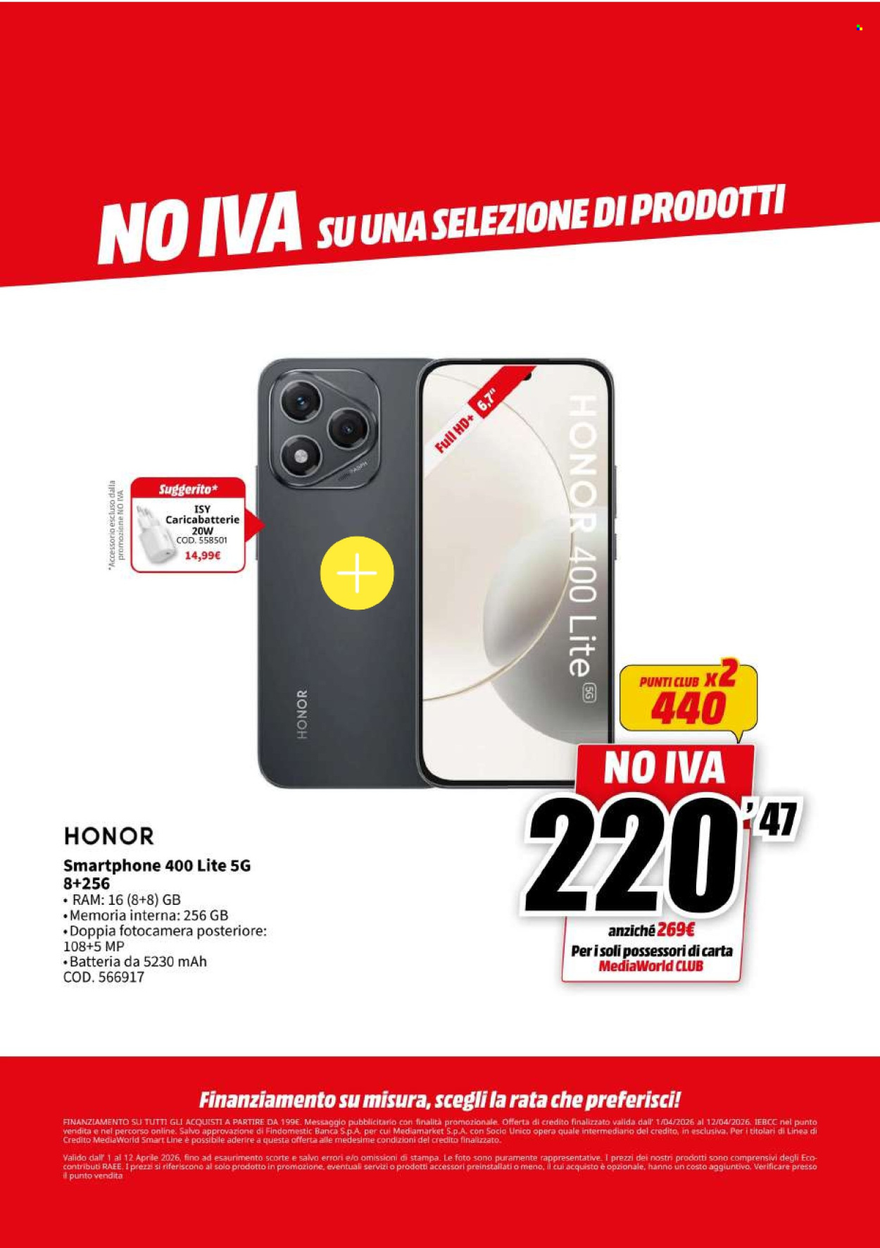 Volantino MediaWorld - 1/4/2026 - 12/4/2026. Pagina 23