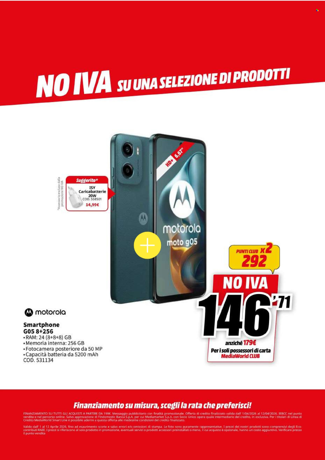 Volantino MediaWorld - 1/4/2026 - 12/4/2026. Pagina 24