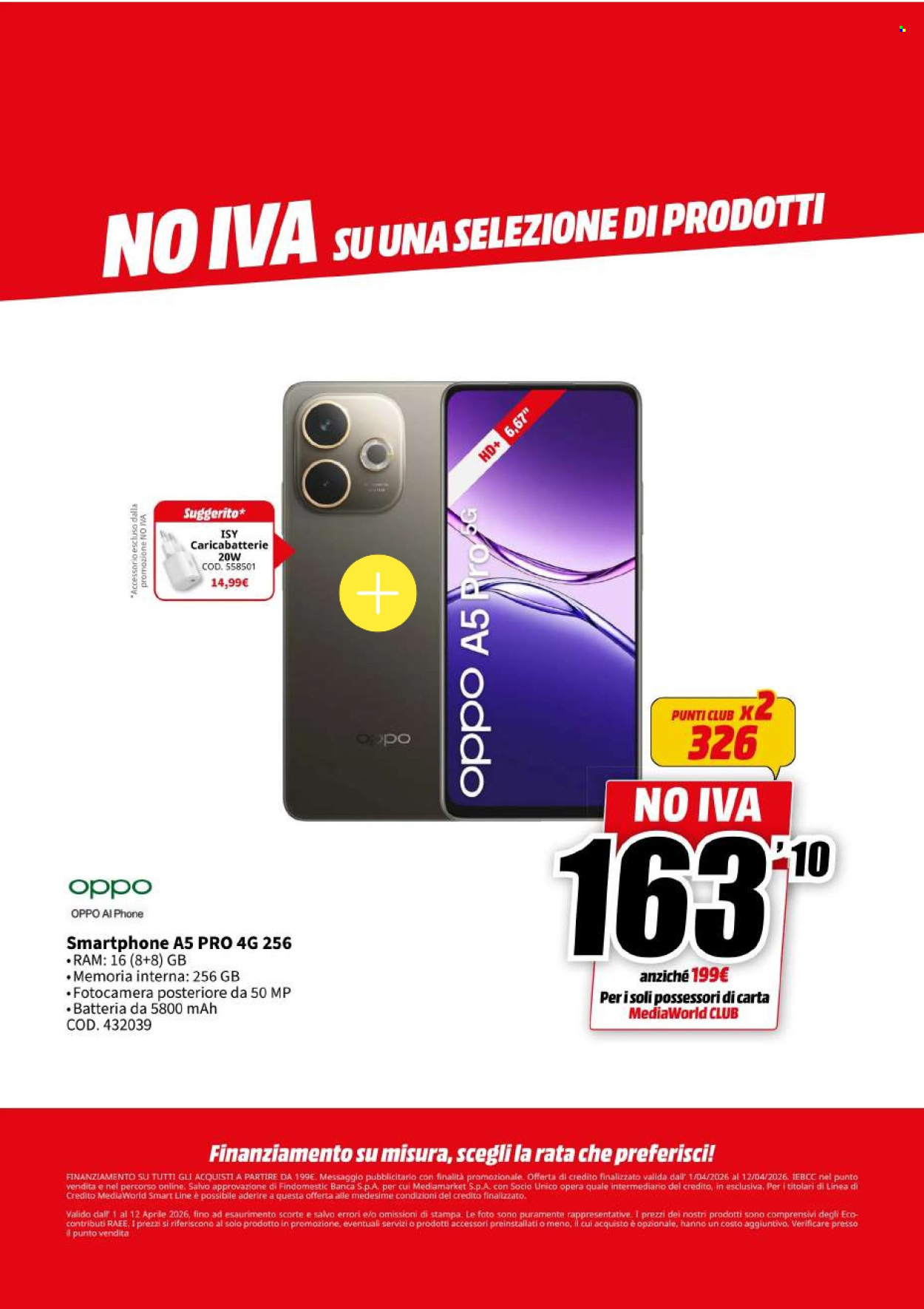 Volantino MediaWorld - 1/4/2026 - 12/4/2026. Pagina 25