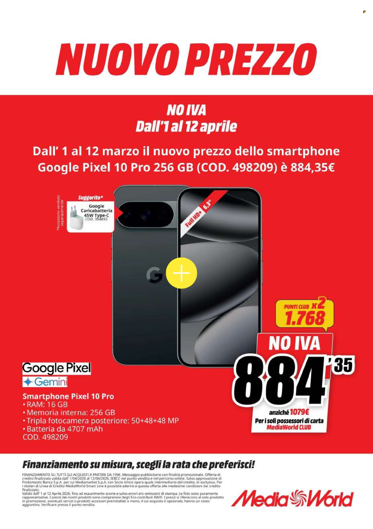 Volantino MediaWorld - 1/4/2026 - 12/4/2026. Pagina 26