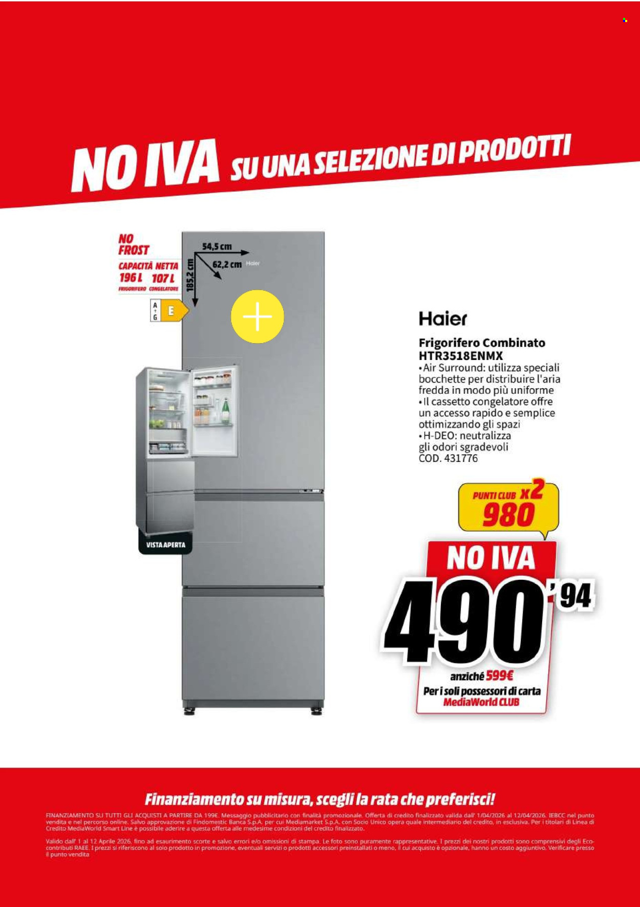 Volantino MediaWorld - 1/4/2026 - 12/4/2026. Pagina 32