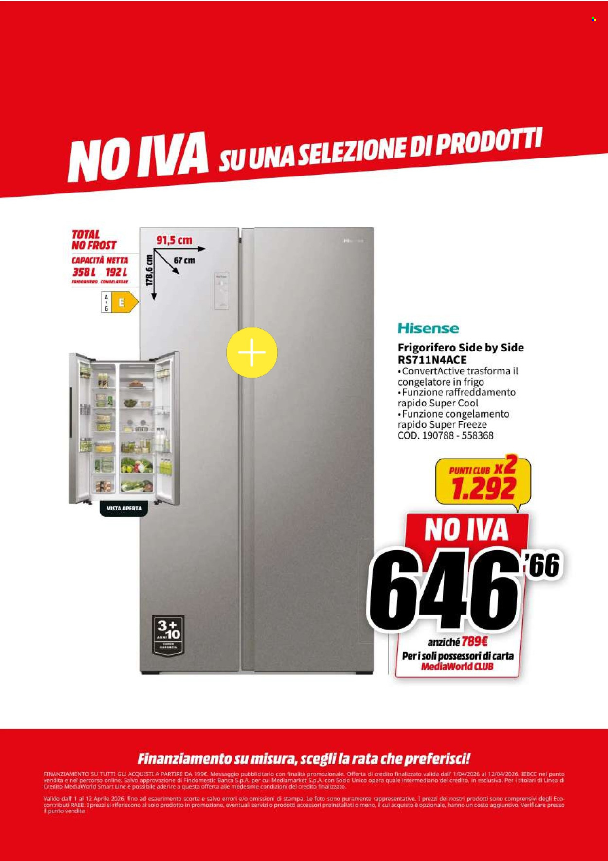 Volantino MediaWorld - 1/4/2026 - 12/4/2026. Pagina 34