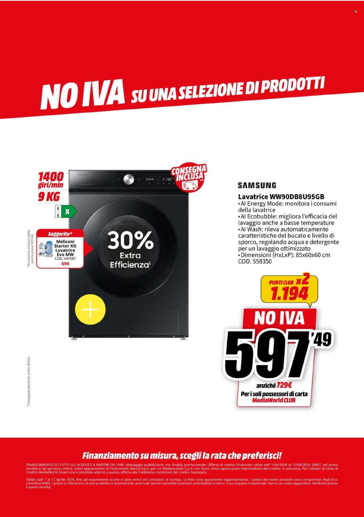 Volantino MediaWorld - 1/4/2026 - 12/4/2026. Pagina 38