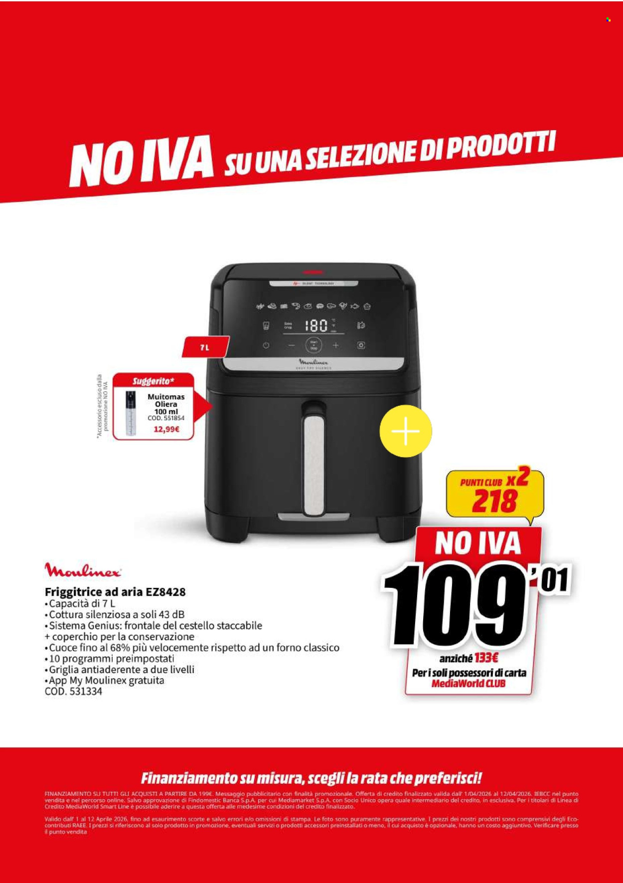 Volantino MediaWorld - 1/4/2026 - 12/4/2026. Pagina 43