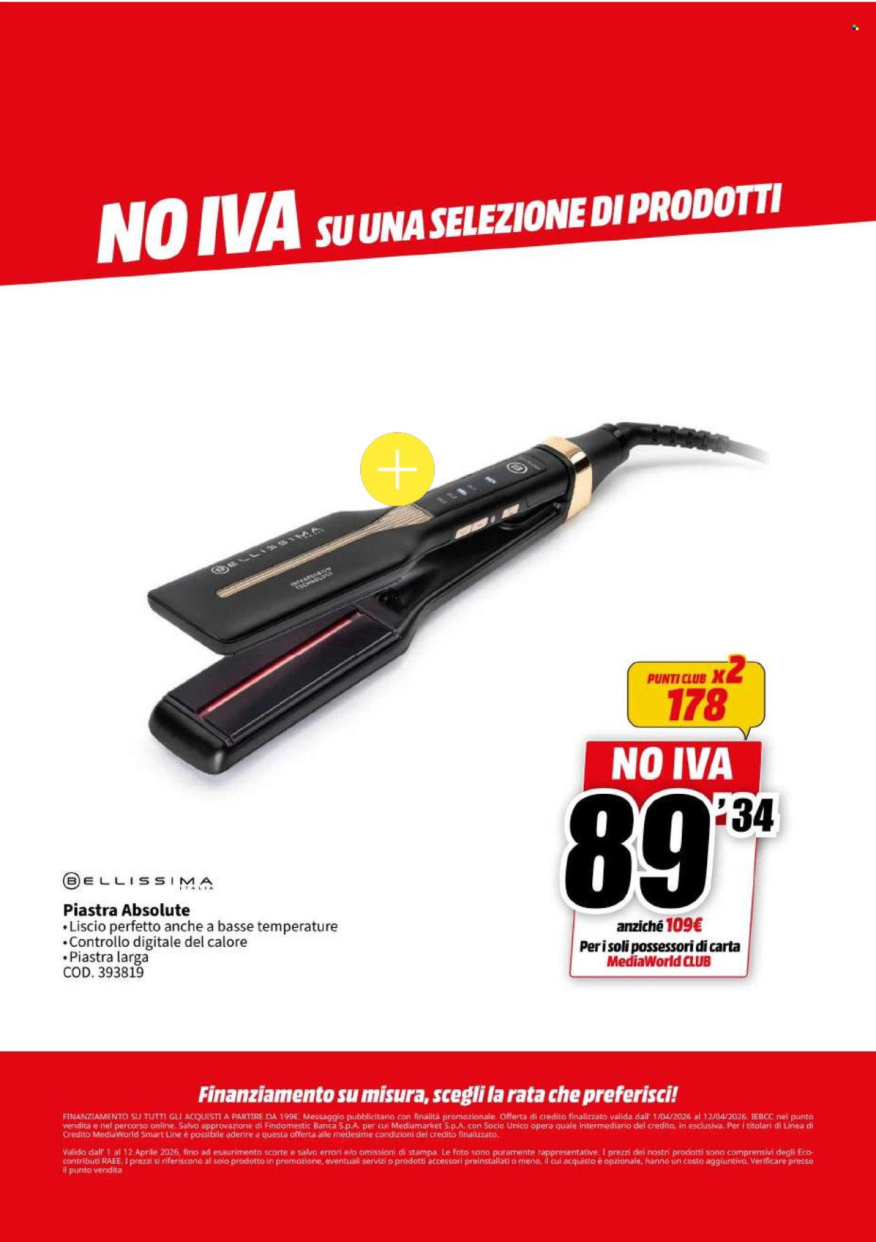 Volantino MediaWorld - 1/4/2026 - 12/4/2026. Pagina 50
