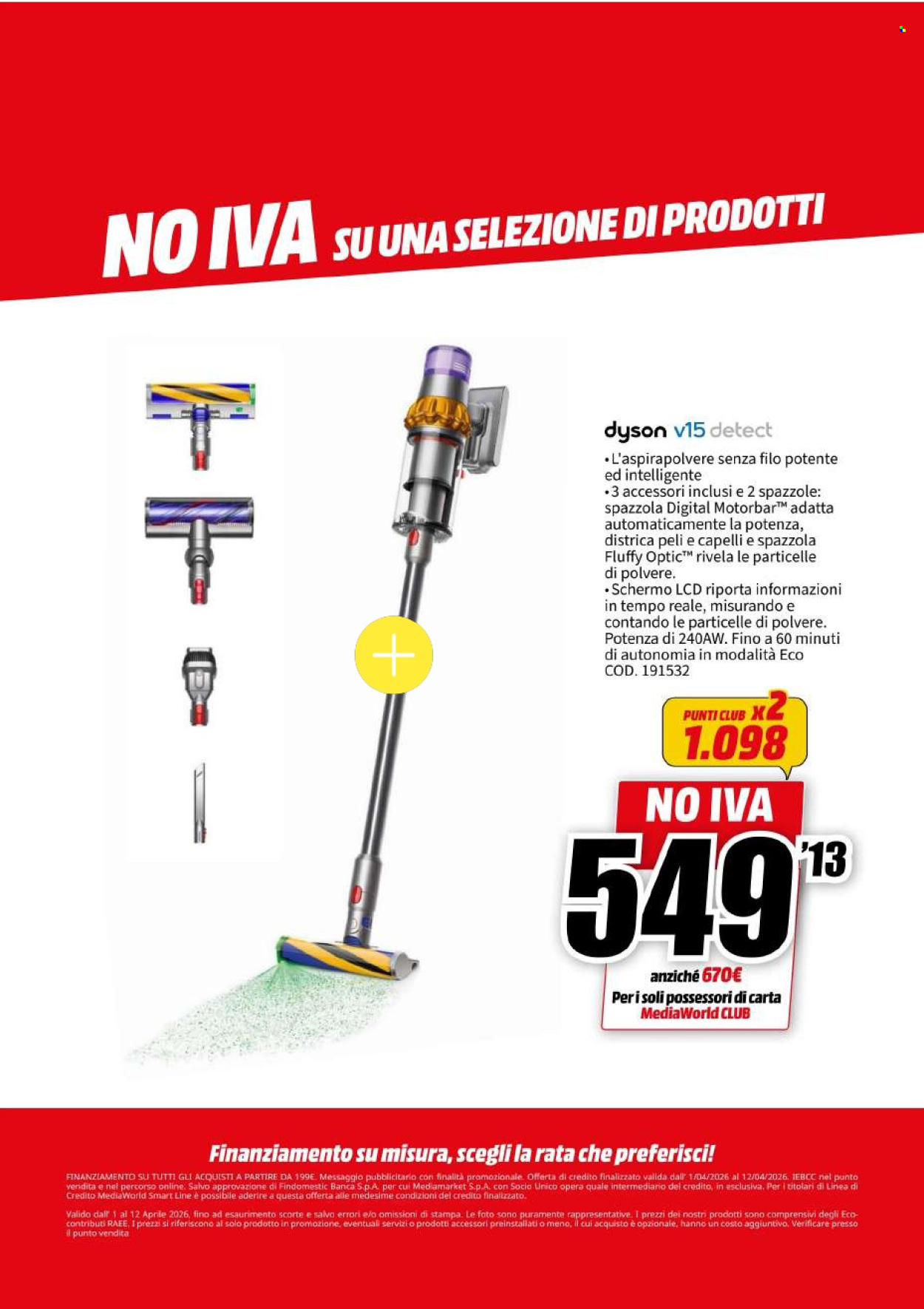 Volantino MediaWorld - 1/4/2026 - 12/4/2026. Pagina 54