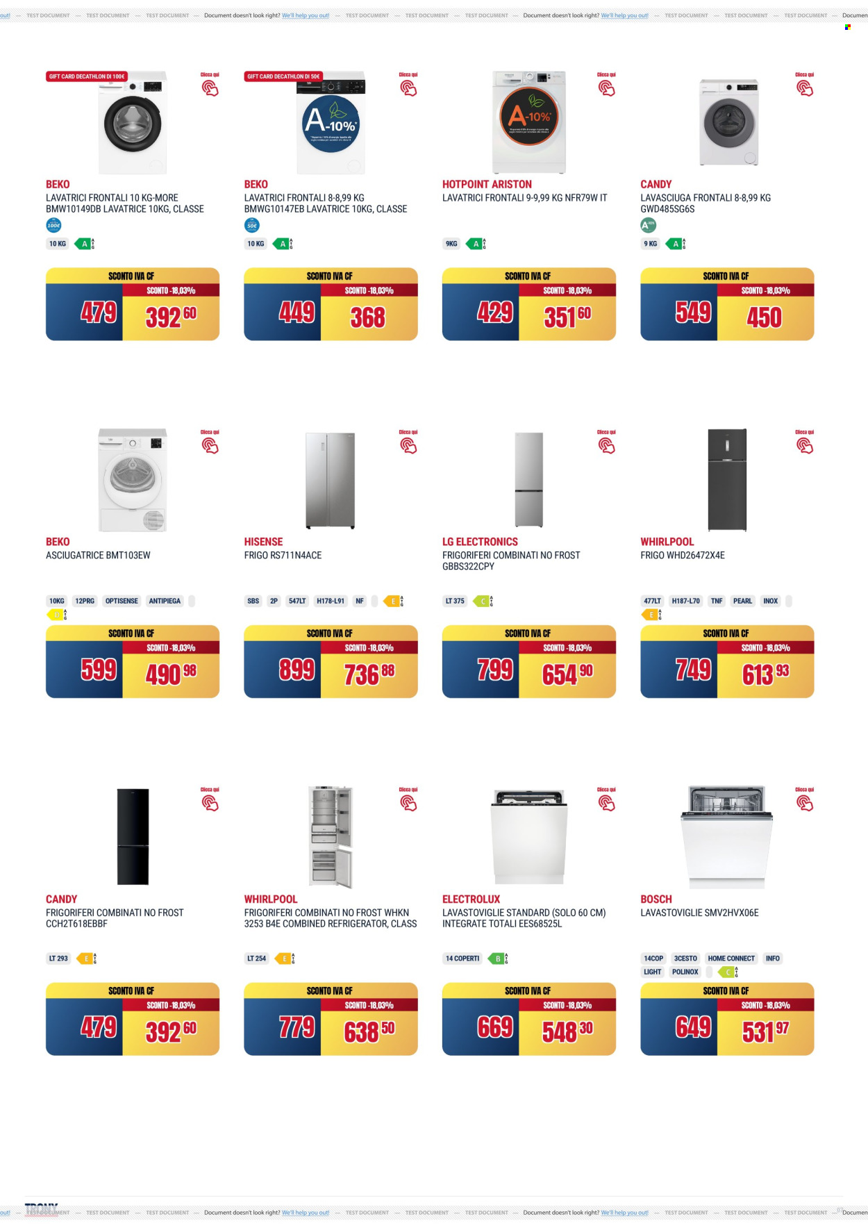 Volantino Trony - 2/4/2026 - 15/4/2026. Pagina 7