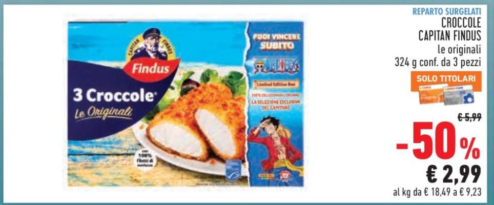 Croccole Capitan Findus