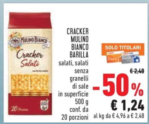 Cracker Mulino Bianco Barilla