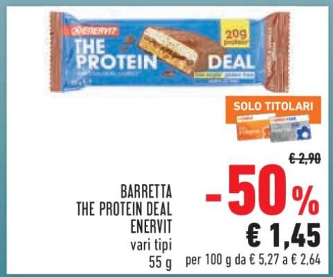 BARRETTA THE PROTEIN DEAL ENERVIT