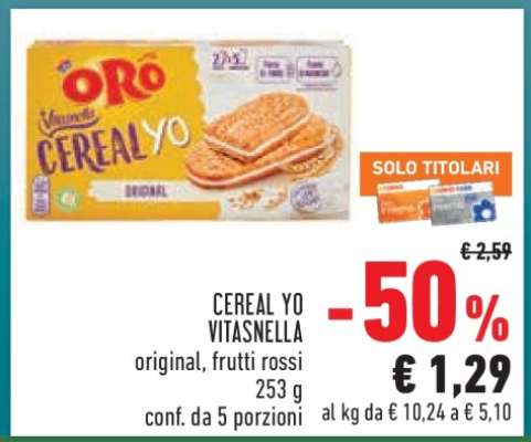 CEREAL YO VITASNELLA