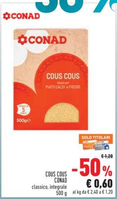 COUS COUS CONAD