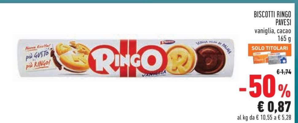 BISCOTTI RINGO PAVESI