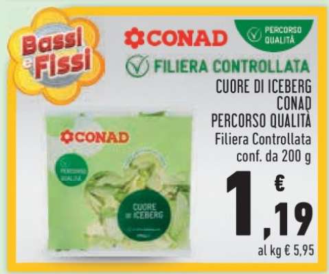CUORE DI ICEBERG CONAD PERCORSO QUALITÀ