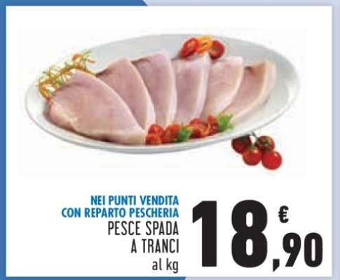 PESCE SPADA A TRANCI
