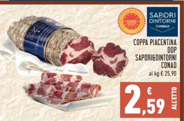 COPPA PIACENTINA DOP SAPORI&DINTORNI CONAD