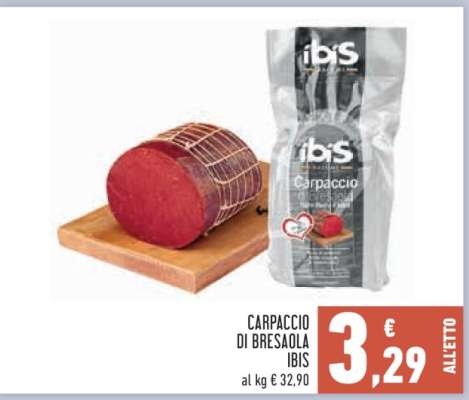 Carpaccio di Bresaola Ibis