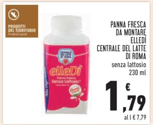 Panna Fresca da Montare ElleDi