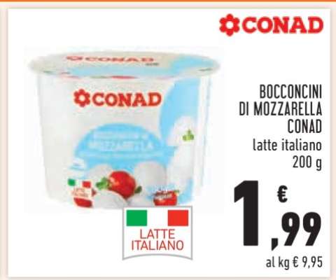 BOCCONCINI DI MOZZARELLA CONAD