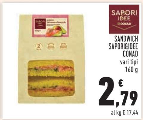 SANDWICH SAPORI&IDEE CONAD