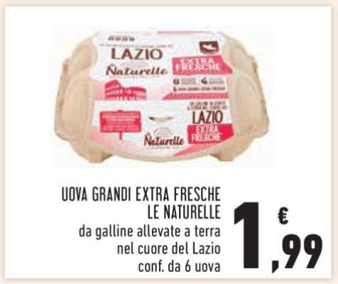 Uova Grandi Extra Fresche Le Naturelle