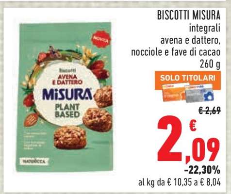 BISCOTTI MISURA