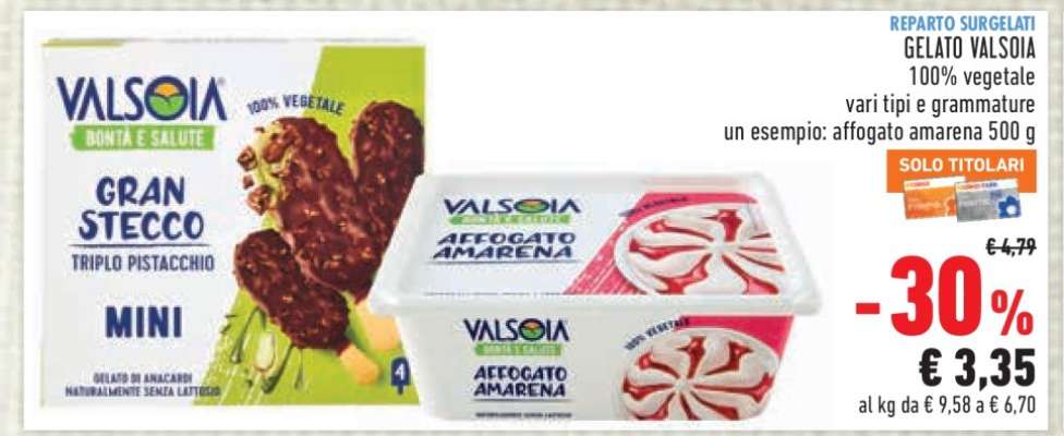GELATO VALSOIA 100% vegetale
