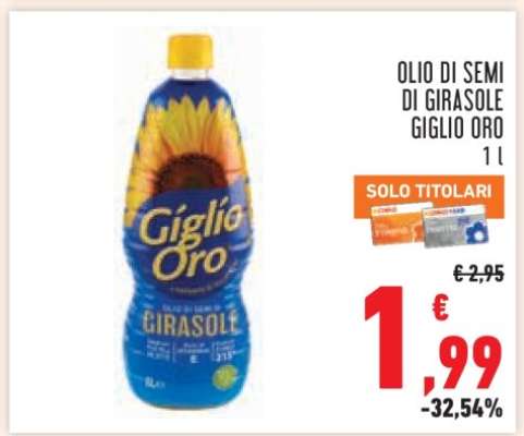 Olio di Semi di Girasole Giglio Oro